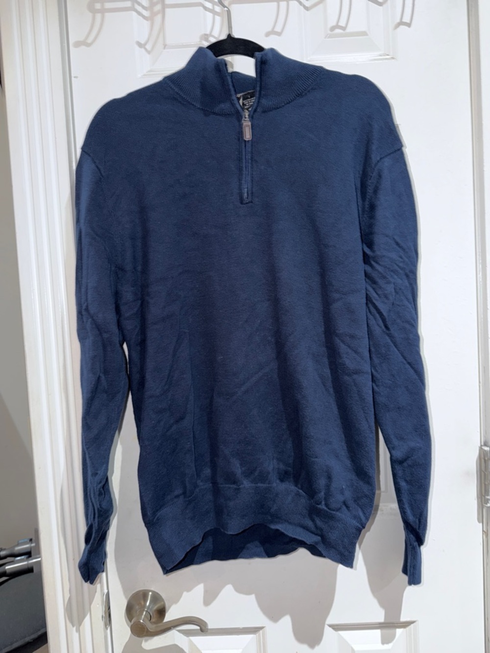 Jos. A. Bank Men's Navy Half-Zip Sweater